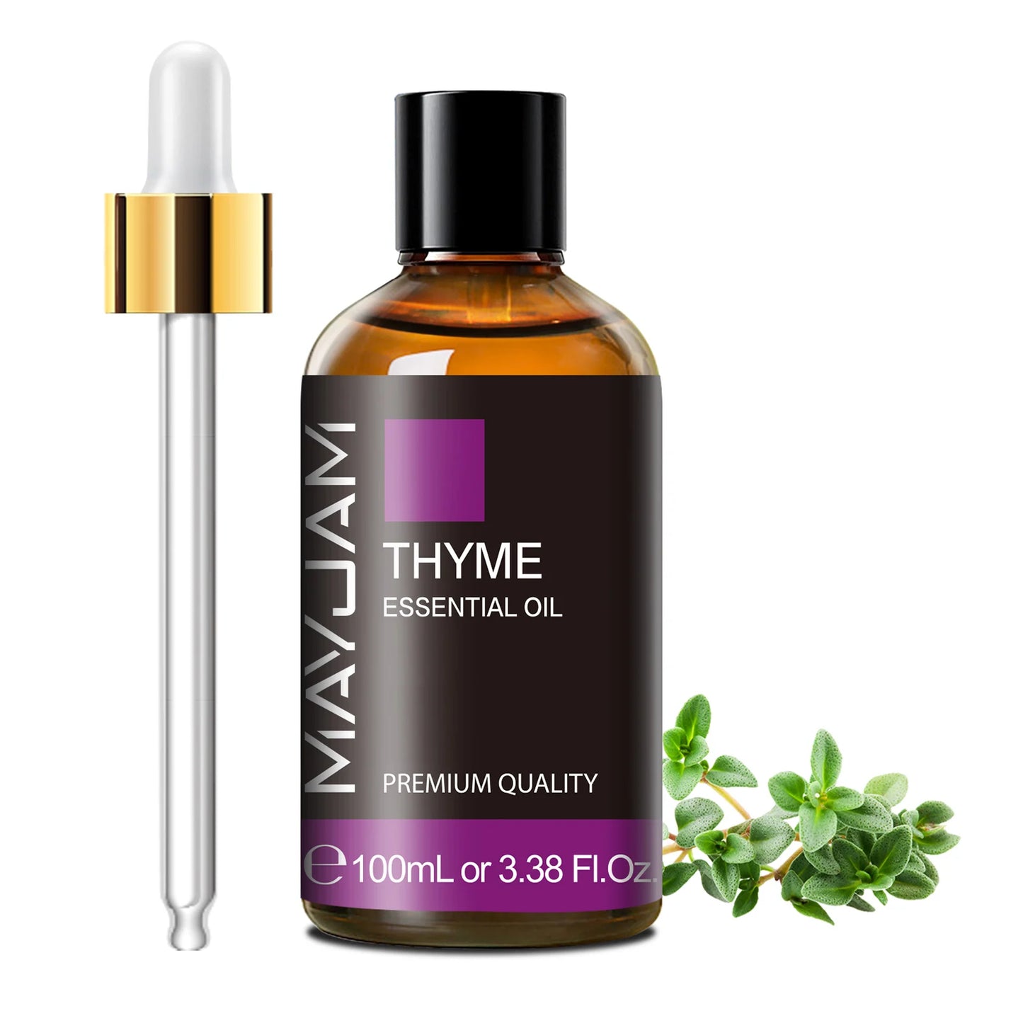 100Ml Pure Essential Oil with Glass Dropper, Aromatherapy Essential Oils Lavender Eucalyptus Rosemary Vanilla Aroma Oil