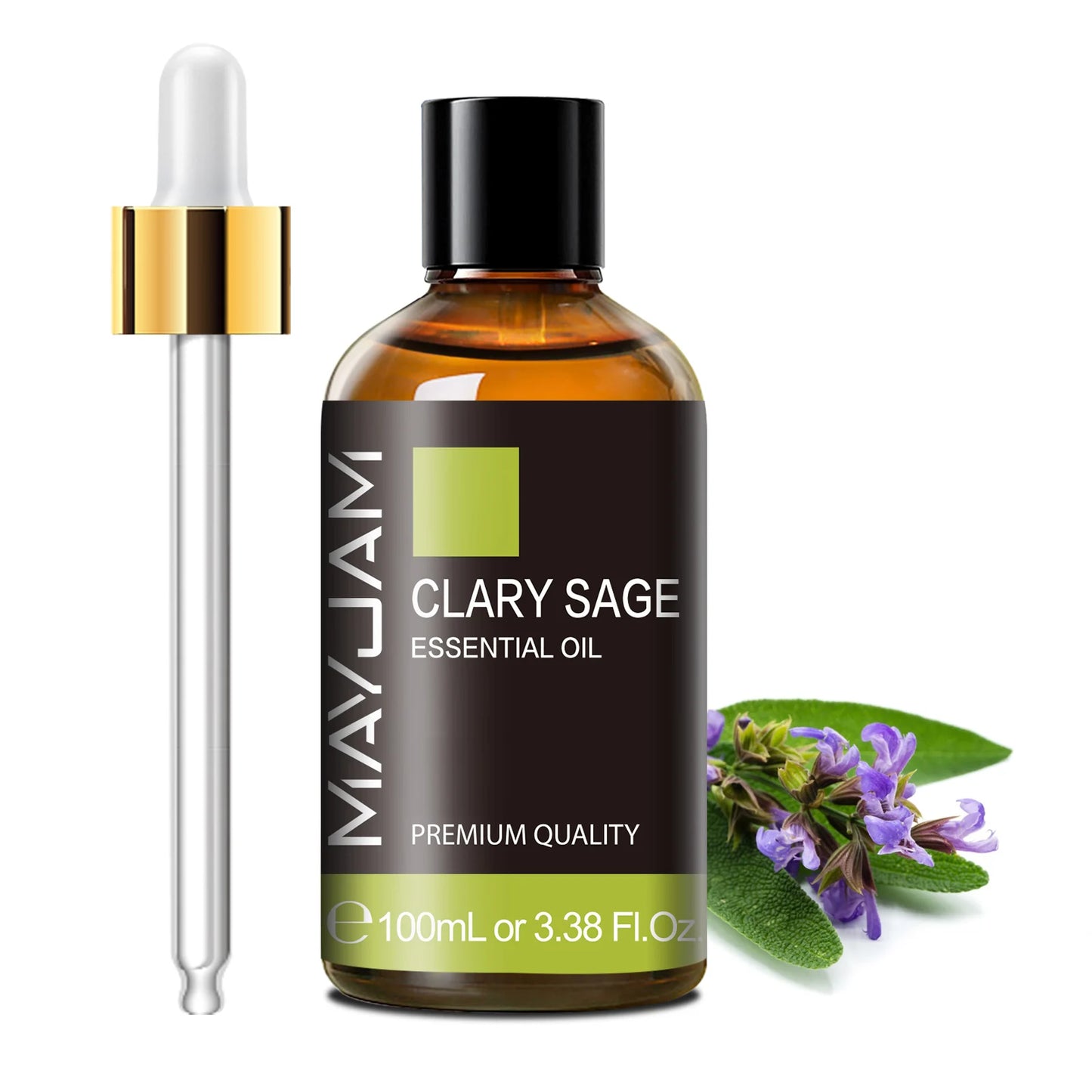 100Ml Pure Essential Oil with Glass Dropper, Aromatherapy Essential Oils Lavender Eucalyptus Rosemary Vanilla Aroma Oil