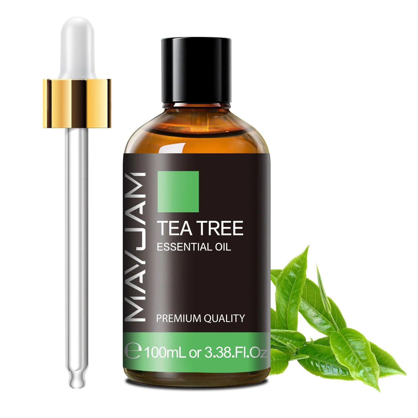 100Ml Pure Essential Oil with Glass Dropper, Aromatherapy Essential Oils Lavender Eucalyptus Rosemary Vanilla Aroma Oil